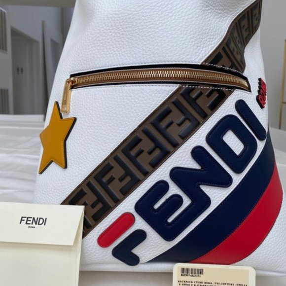 Fendi Roma 2019 White Leather Backpack main image 10